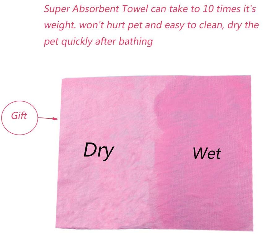 SEEKVER Limpiador de Pata de Perro portátil con Toalla Super Absorbente para Mascotas, Pata de Mascota Limpiador Cómodo Pies de Perro de Silicona Taza Limpia para Perros Grandes 5.9in3.93in (Azul)