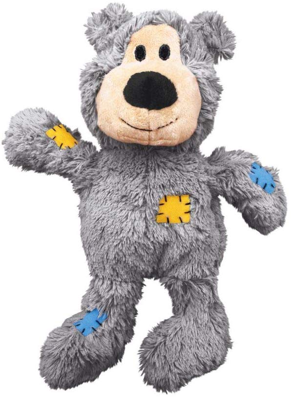 Kong Wild Knots Bear Juguete para perro, colores variados, Marrón, XS