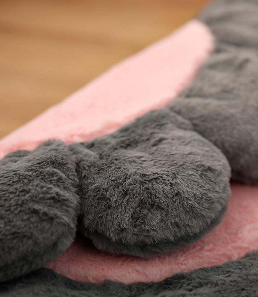 Manta para Mascotas Funda Cama para Dormir, Alfombra Redonda para Cama Perro Alfombra de Felpa Cojín para Perro, Para Perros y Gatos Grandes Medianos Pequeños,B,110cm(43inch)