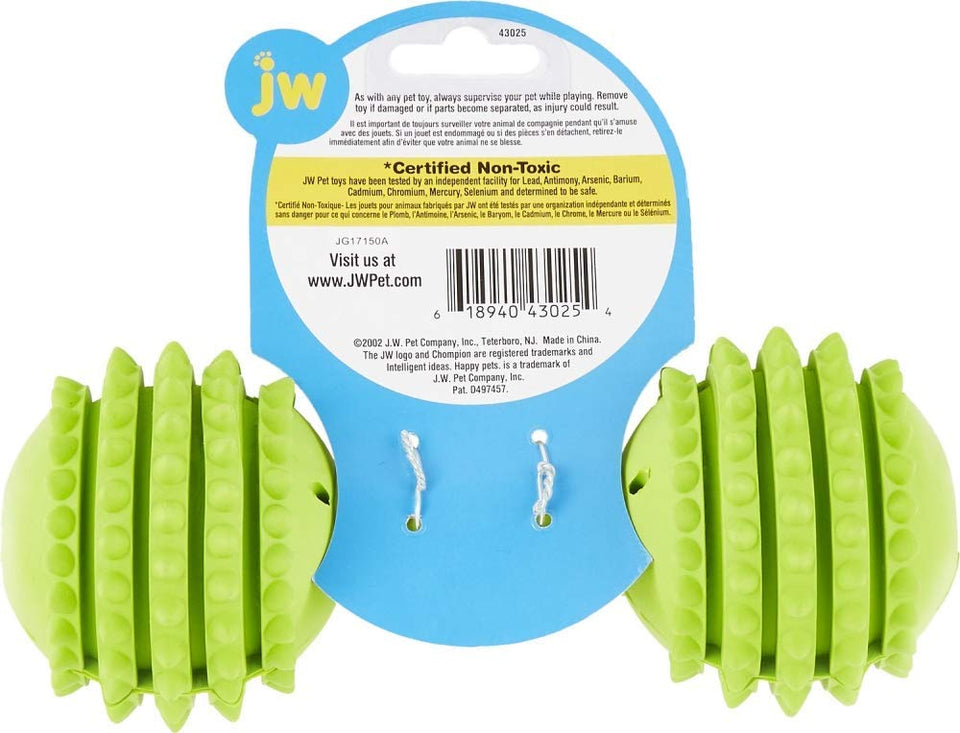 PETMATE JW Pet Company Chompion Juguete para Perro (los Colores varían), Heavyweight (5.00" x 3.25" x 5.00")