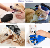 Guante de Mascotas Cepillo para Mascotas Guantes removedores de Pelo para Perros Gatos, Material Transpirable (2 Piezas)