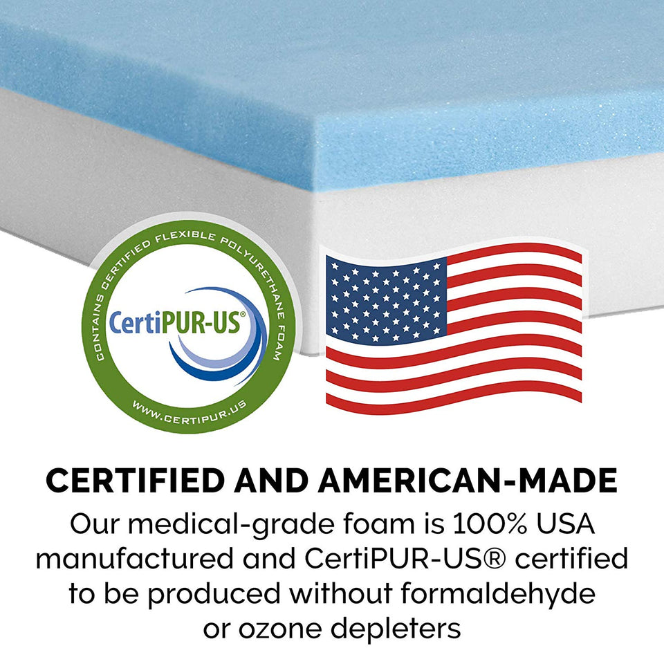 FurHaven Cooling Gel Memory Foam Orthopedic Quilted Dog Couch Sofa Bed for Dogs and Cats, Navy, Jumbo