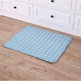 Estera de Enfriamiento para Perros, Alfombrilla de Enfriamiento para Perros, Almohadilla de Gel de Enfriamiento Automático, Cómodo Colchón de la Cama más Fresca, Almohadilla Enfriador de Mascotas a Prueba de Polvo a Prueba de Agua (L)