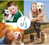 GranVic Cortauña con Lima para Perro Gato, Tijeras de Uñas Cortador de Acero Inoxidable, Recortadora de Uñas Profesional, Higiene Cuidado de las Uñas para Mascota, Perros Grandes, Pastor aleman, Alaska, Golden Retriever, Pitbull (Grande)