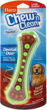 HARTZ Chew N' Clean Dental Duo Dog Chew Toy Bacon Flavor, Medium 1 EA, Marrón, Large
