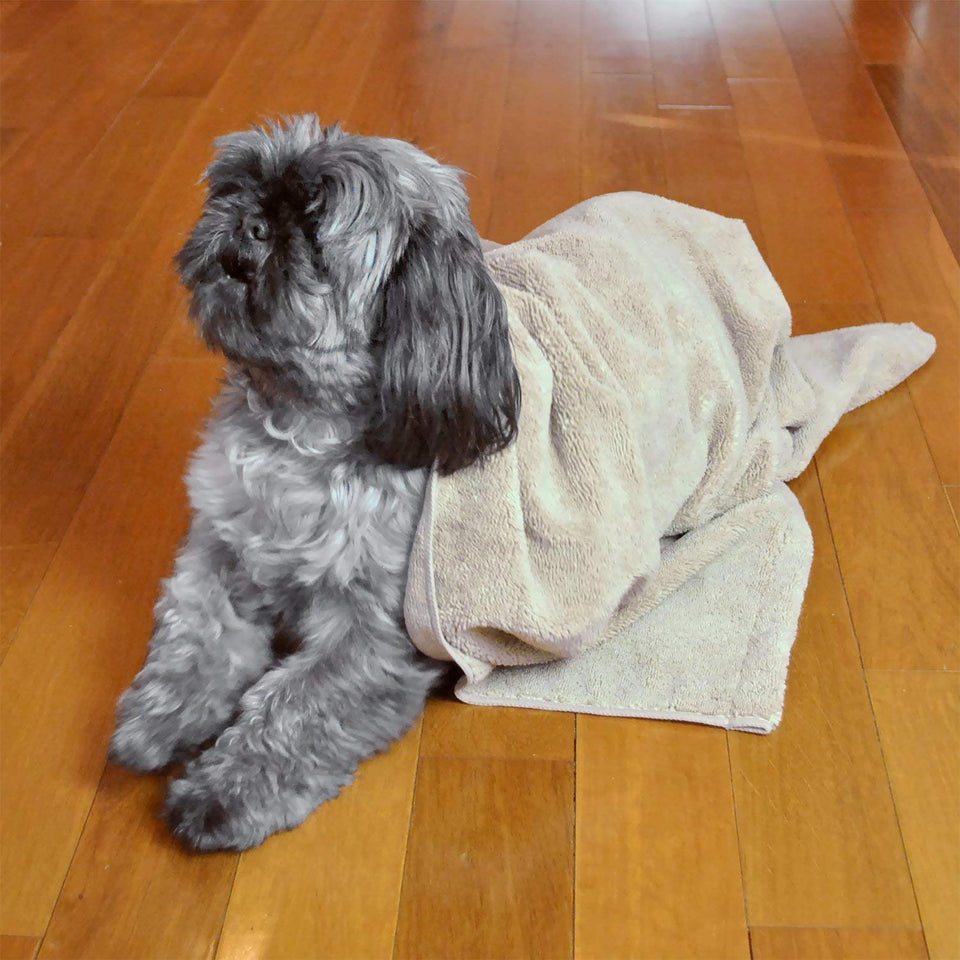 Bone Dry Toalla de microfibra bordada para mascota