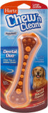 HARTZ Chew N' Clean Dental Duo Dog Chew Toy Bacon Flavor, Medium 1 EA, Marrón, Large