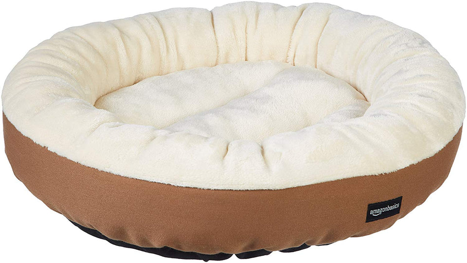 AmazonBasics, Cama para Mascota, Redondo