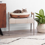 AmazonBasics, Cama para Mascota, Redondo