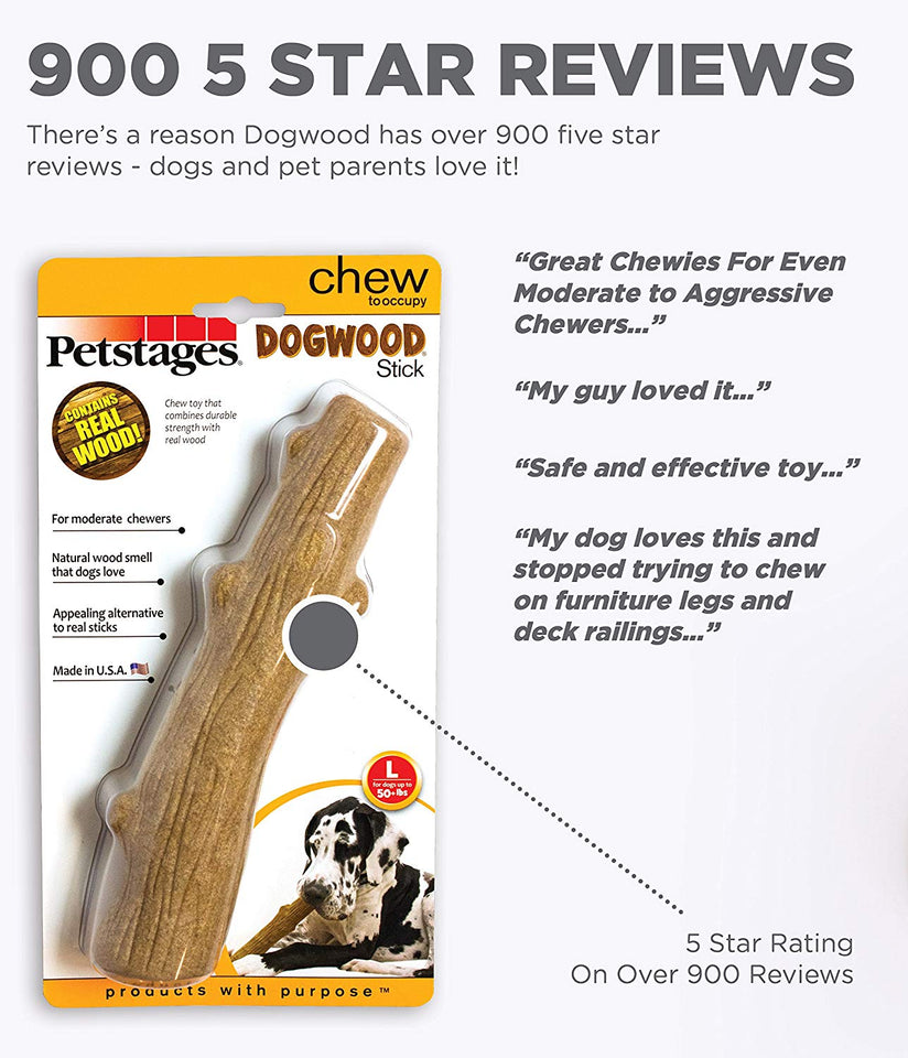 Petstages 218 Dogwood Stick, Medium