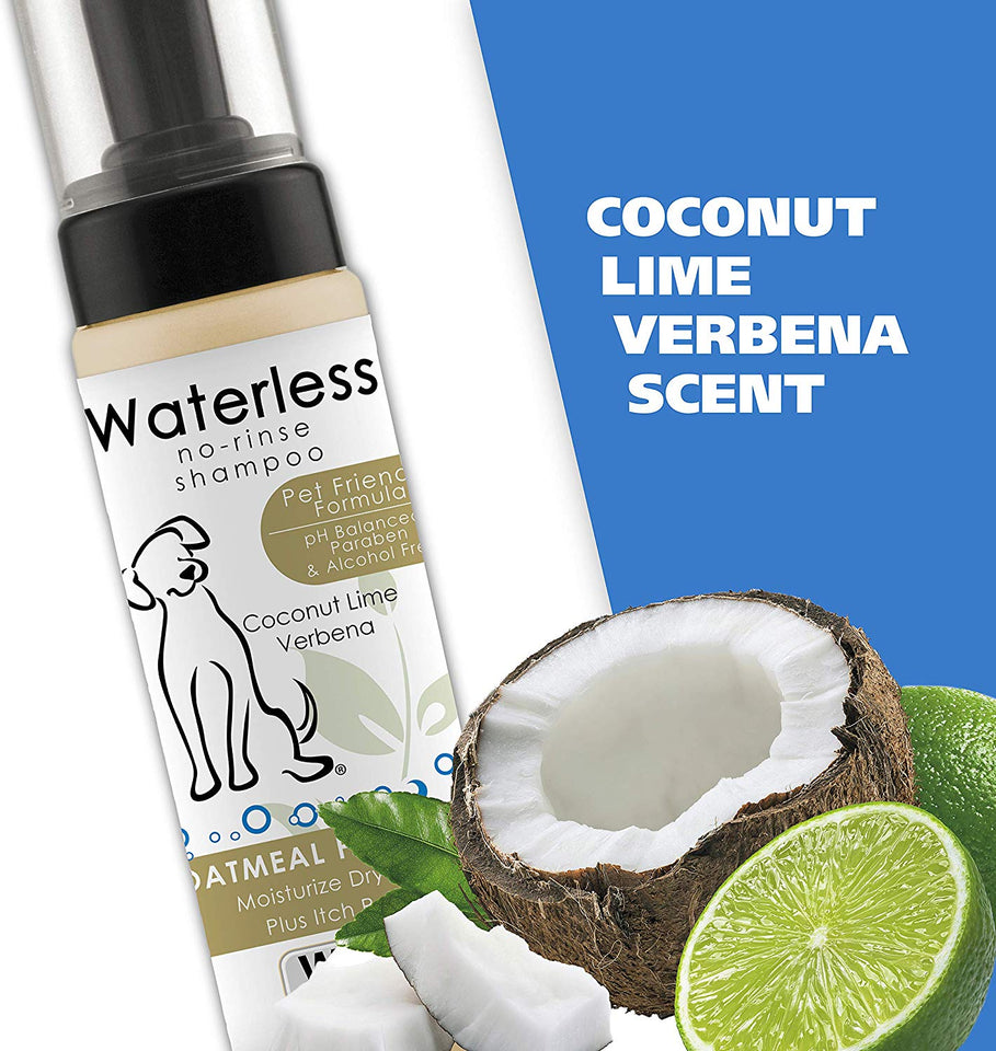 Wahl 100% Natural Pet No-Rinse Waterless Shampoo, Coconut Lime Verbena #820015