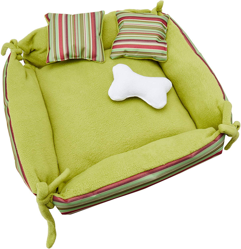 Fancy Pets Cama Para Perro, Expandible, Rayas, Colores Surtidos